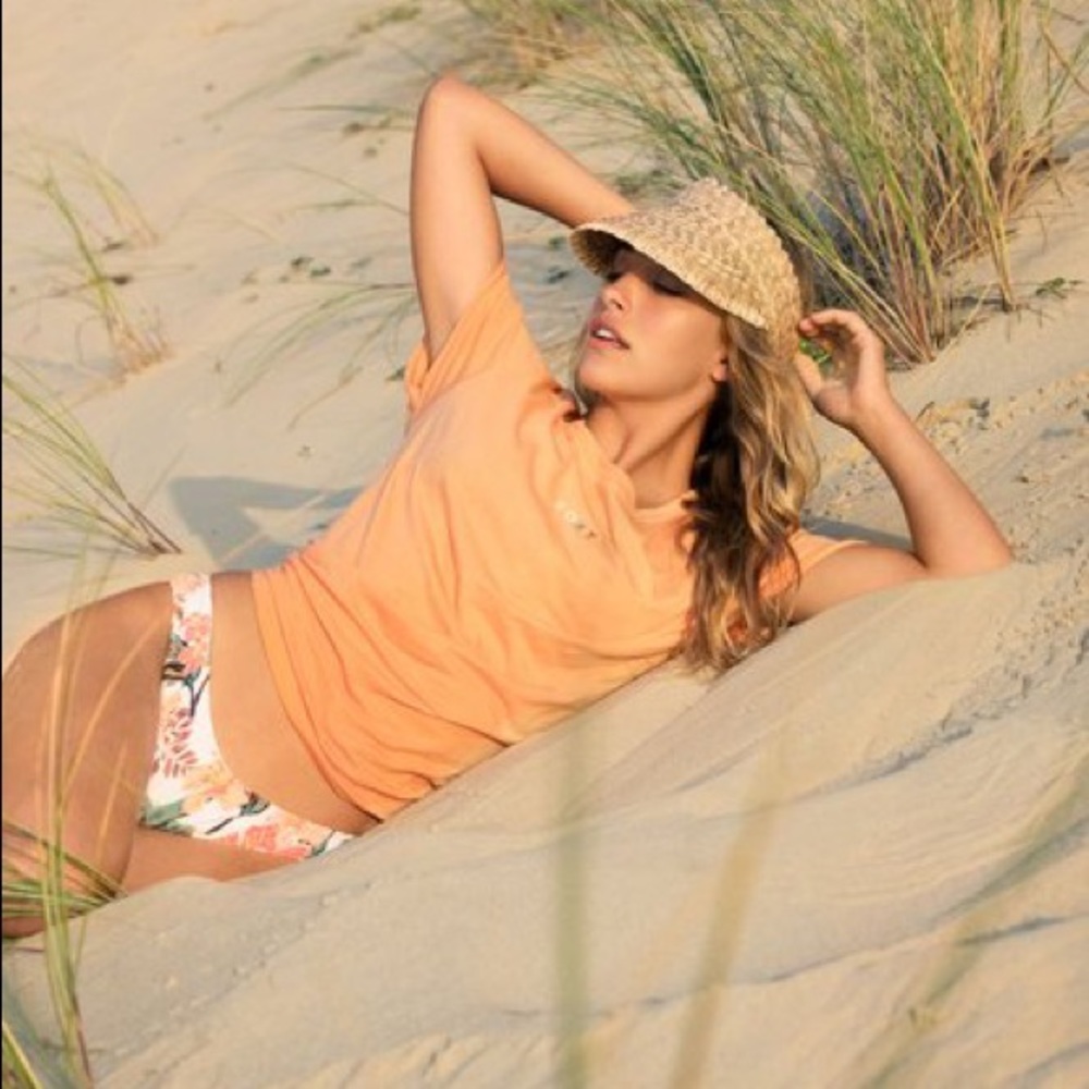 Roxy Still Blooming Straw Sun Hat
